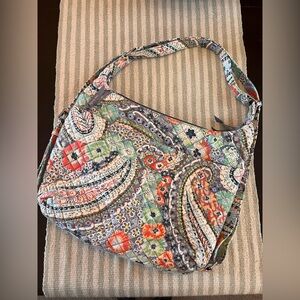 Vera Bradley Purse Citrus Paisley
Shoulder Bag Convertible to
Backpack Cotton